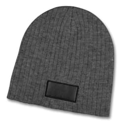 Nebraska Heather Cable Knit Beanie With Patch - image 1
