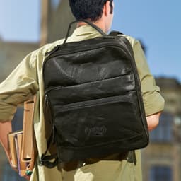 Pierre Cardin Leather Backpack - image 4