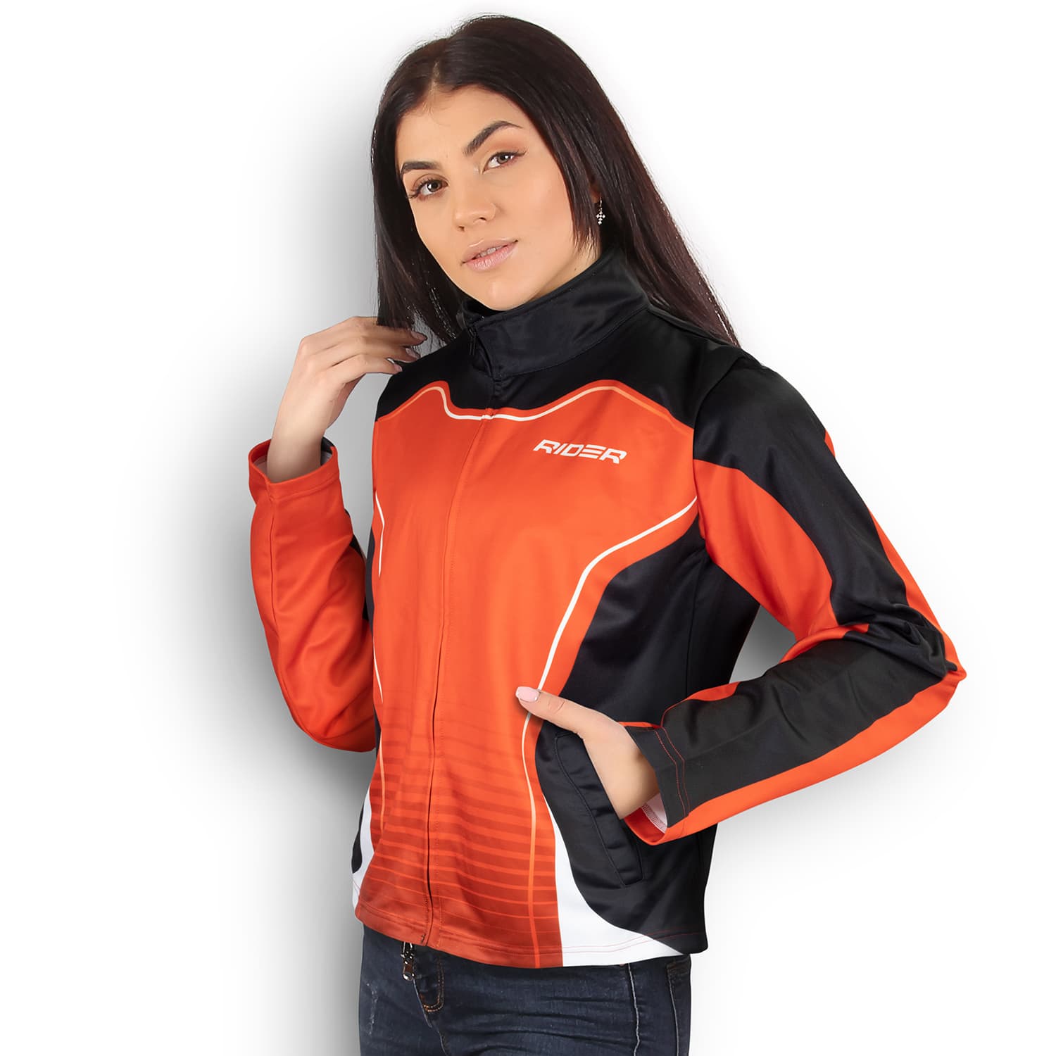 Custom Womens Sports Jacket-Active Image