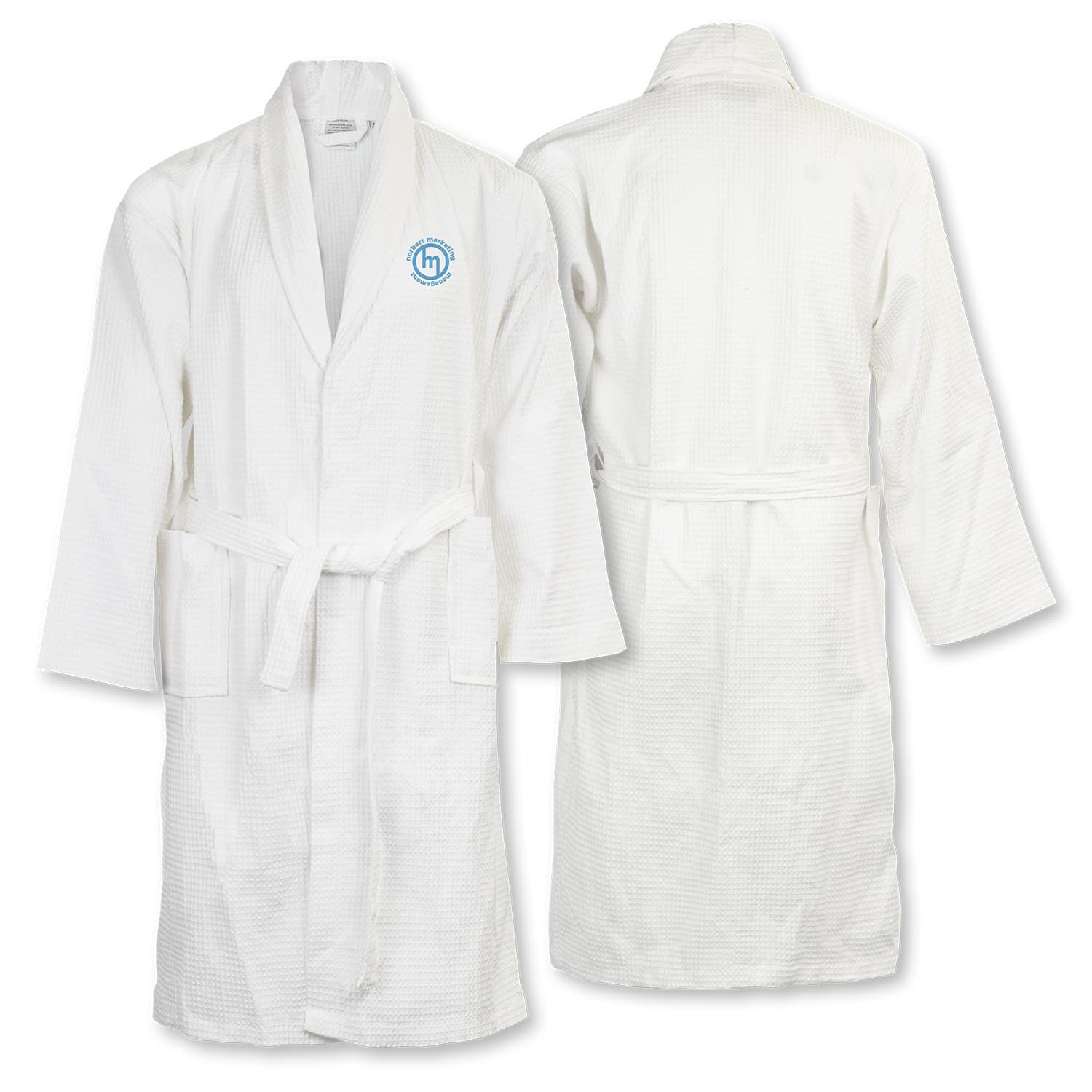 Rochester Waffle Bathrobe-Active Image