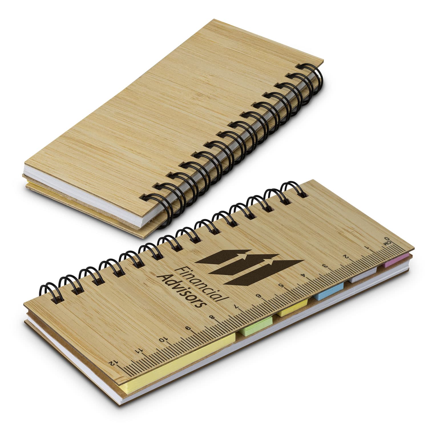 Bamboo Sticky Note Wallet-Active Image