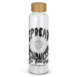 Eden Glass Bottle Bamboo Lid - image 3