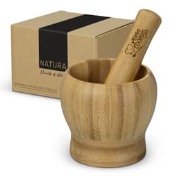 NATURA Bamboo Mortar and Pestle - image 4