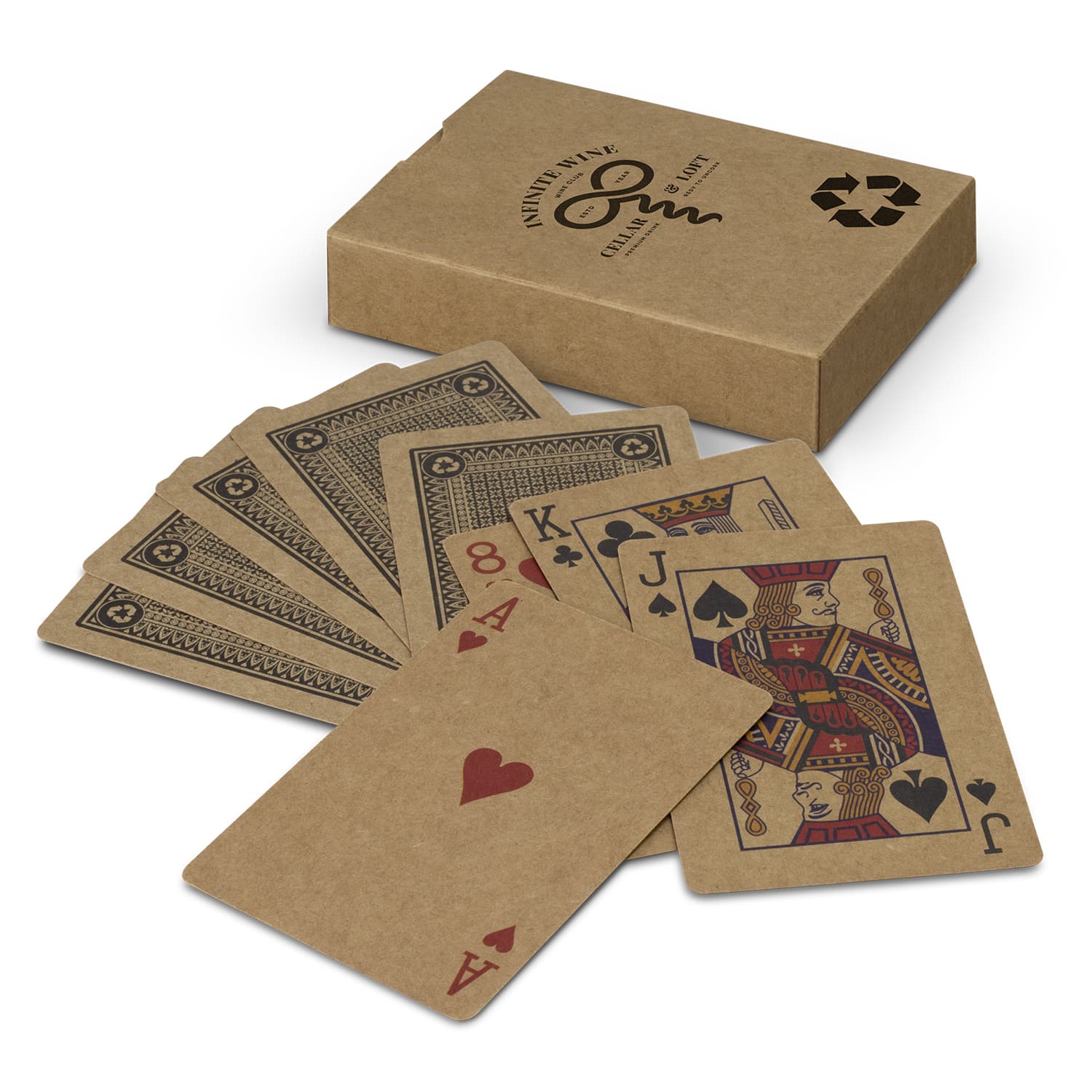 Kraft Playing Cards-Active Image