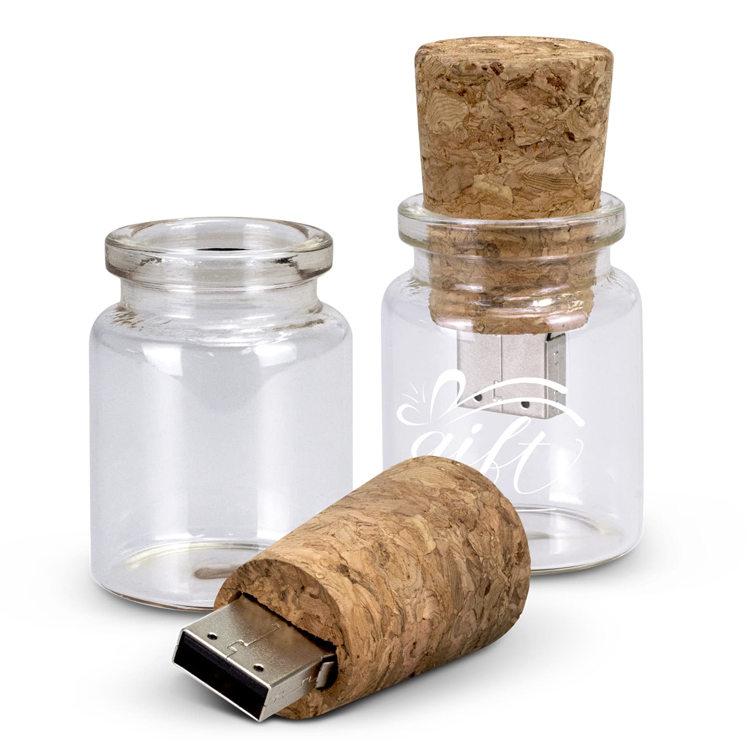 Bottle Flash Drive 8GB-Active Image