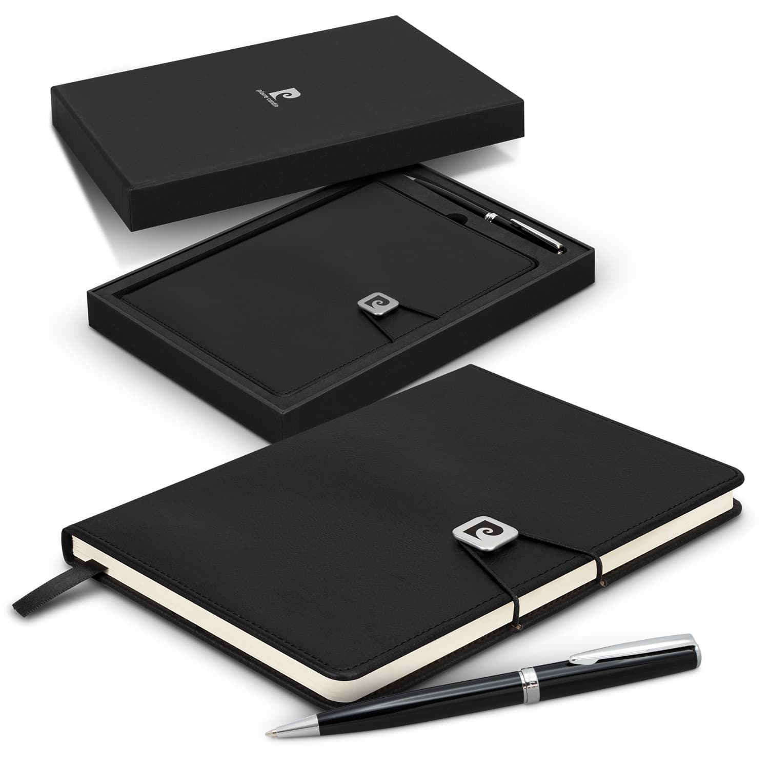 Pierre Cardin Biarritz Notebook and Pen Gift Set-Active Image