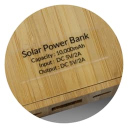 NATURA Bamboo Solar Power Bank - image 3