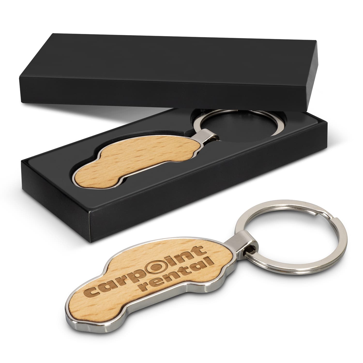 Santo Car Shaped Key Ring-Active Image