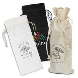 Cotton Wine Drawstring Bag - image 4