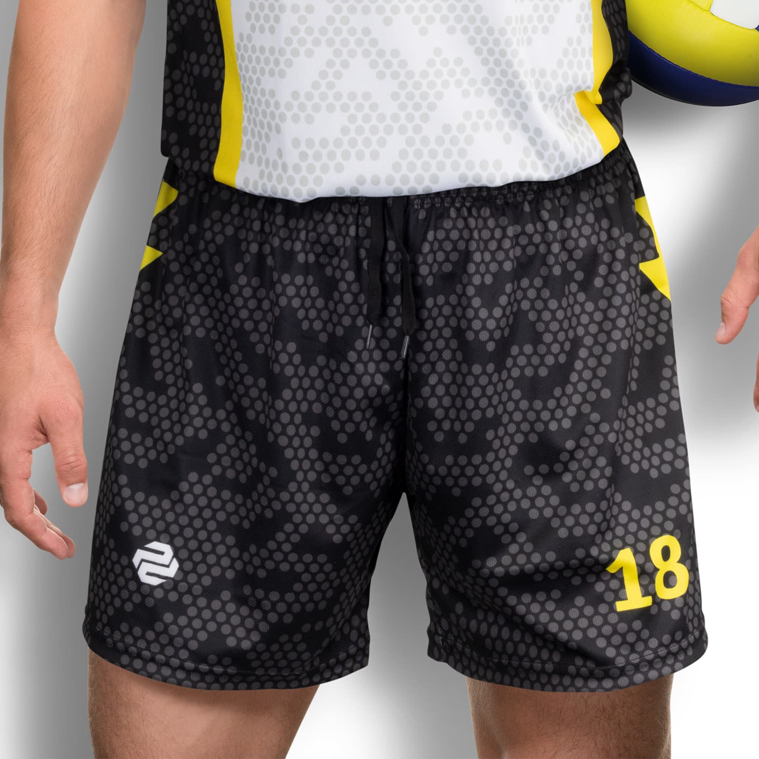 Custom Mens Volleyball Shorts-Active Image