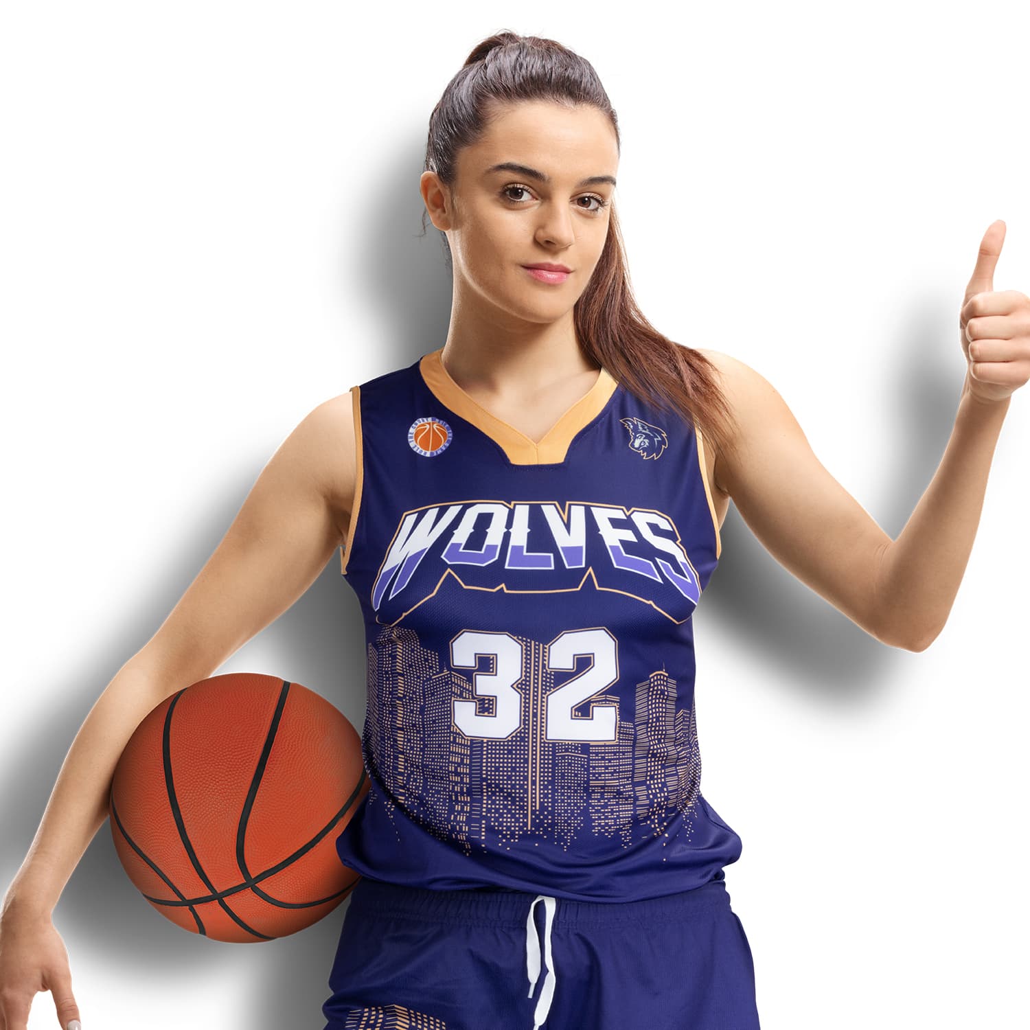 Custom Womens Basketball Top-Active Image