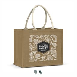 Torino Starch Jute Tote Bag - image 2