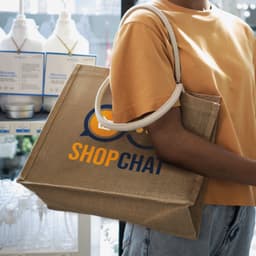 Modena Starch Jute Tote Bag - image 4