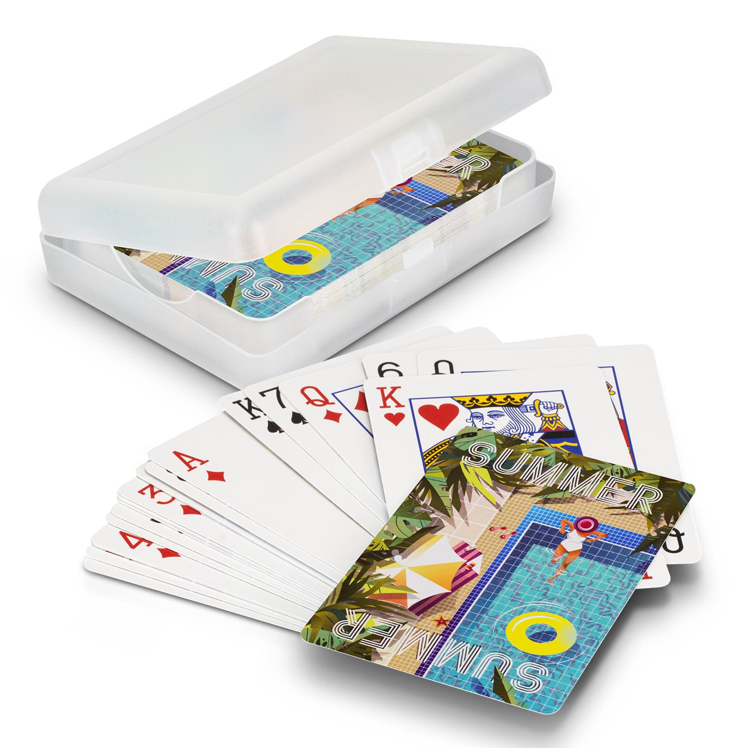 Vegas Playing Cards - Gift Case-Active Image