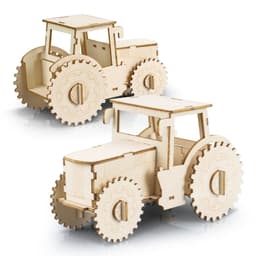 BRANDCRAFT Tractor Wooden Model - image 3