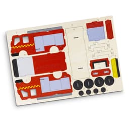 BRANDCRAFT Fire Truck Wooden Model - image 8
