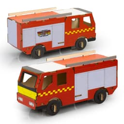 BRANDCRAFT Fire Truck Wooden Model - image 1