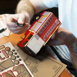 BRANDCRAFT Fire Truck Wooden Model - image 6