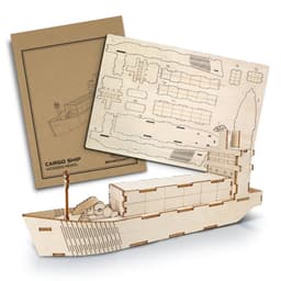 BRANDCRAFT Cargo Ship Wooden Model - image 1