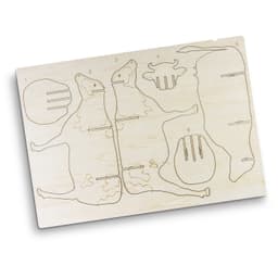 BRANDCRAFT Cow Wooden Model - image 1