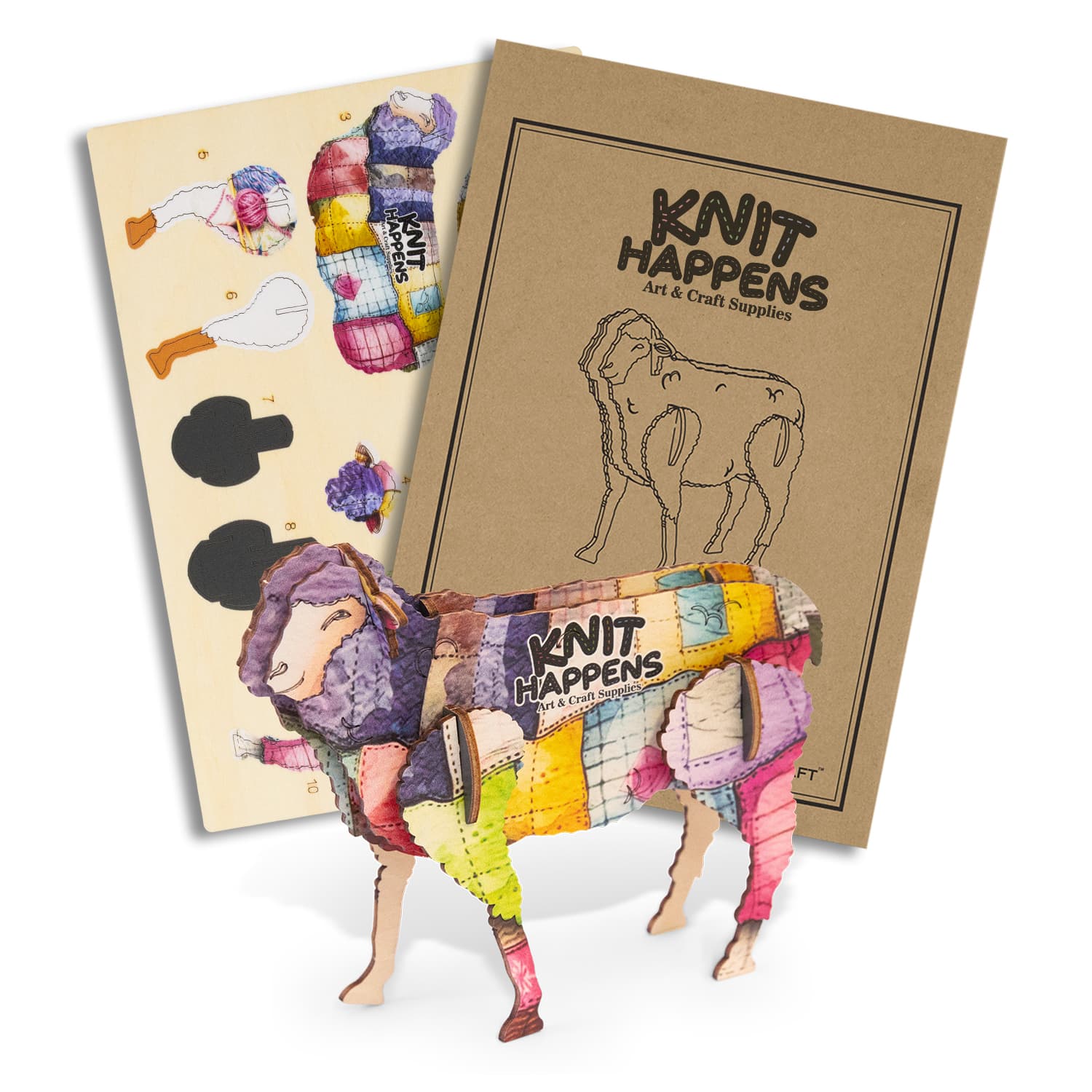 BRANDCRAFT Sheep Wooden Model-Active Image