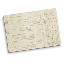 BRANDCRAFT Rocket Ship Wooden Model - image 8