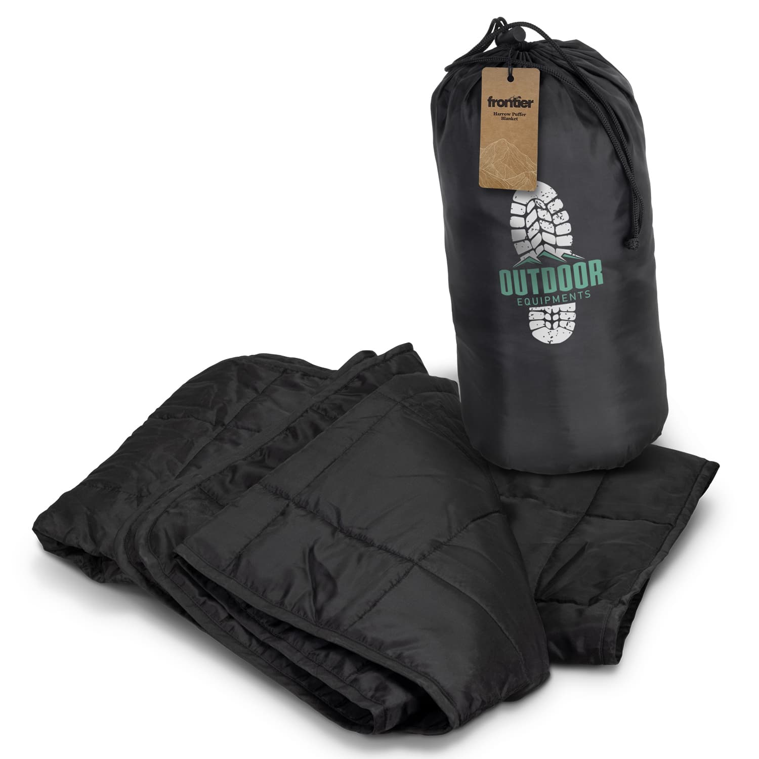 Frontier Harrow Puffer Blanket-Active Image