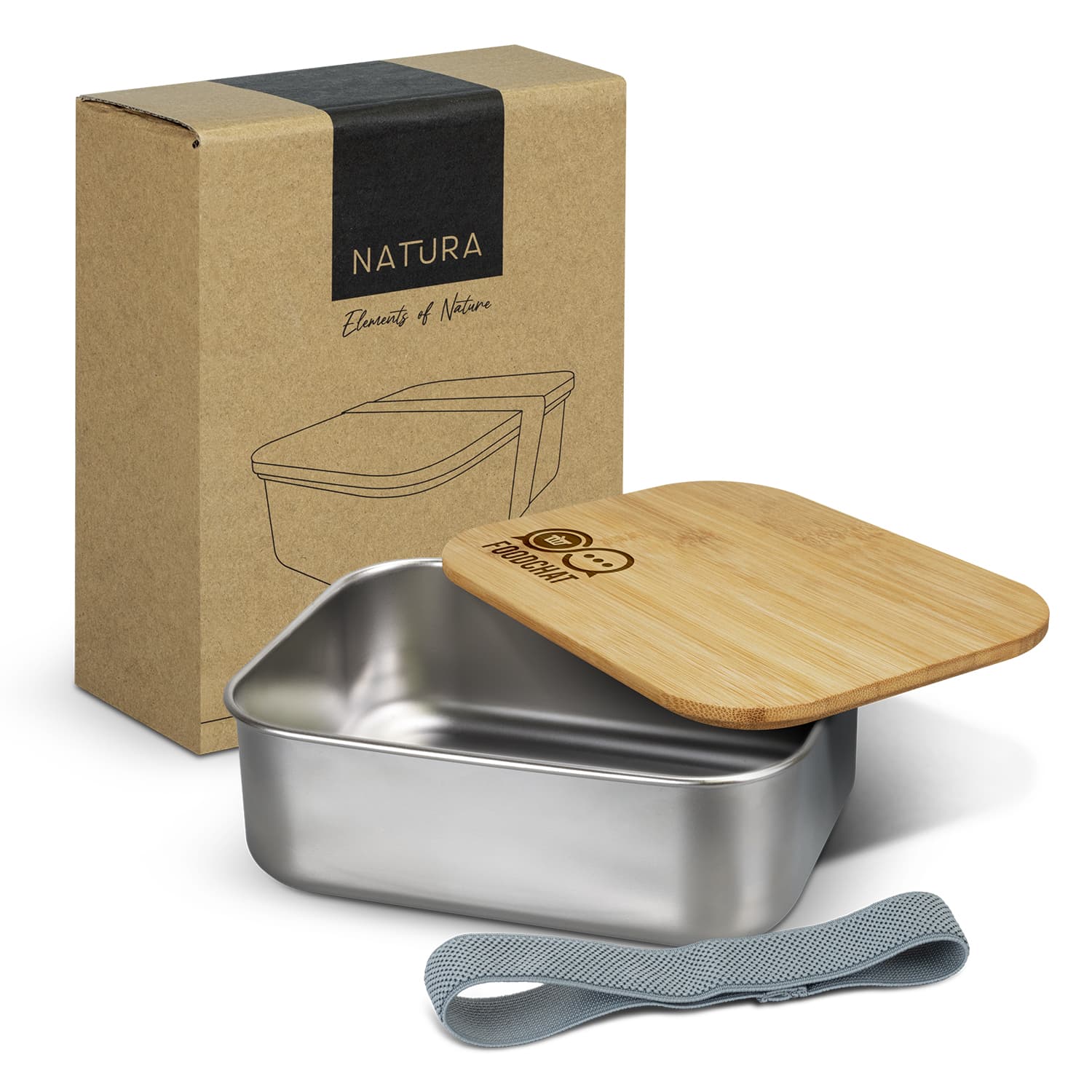 NATURA Stainless Steel Lunch Box-Active Image
