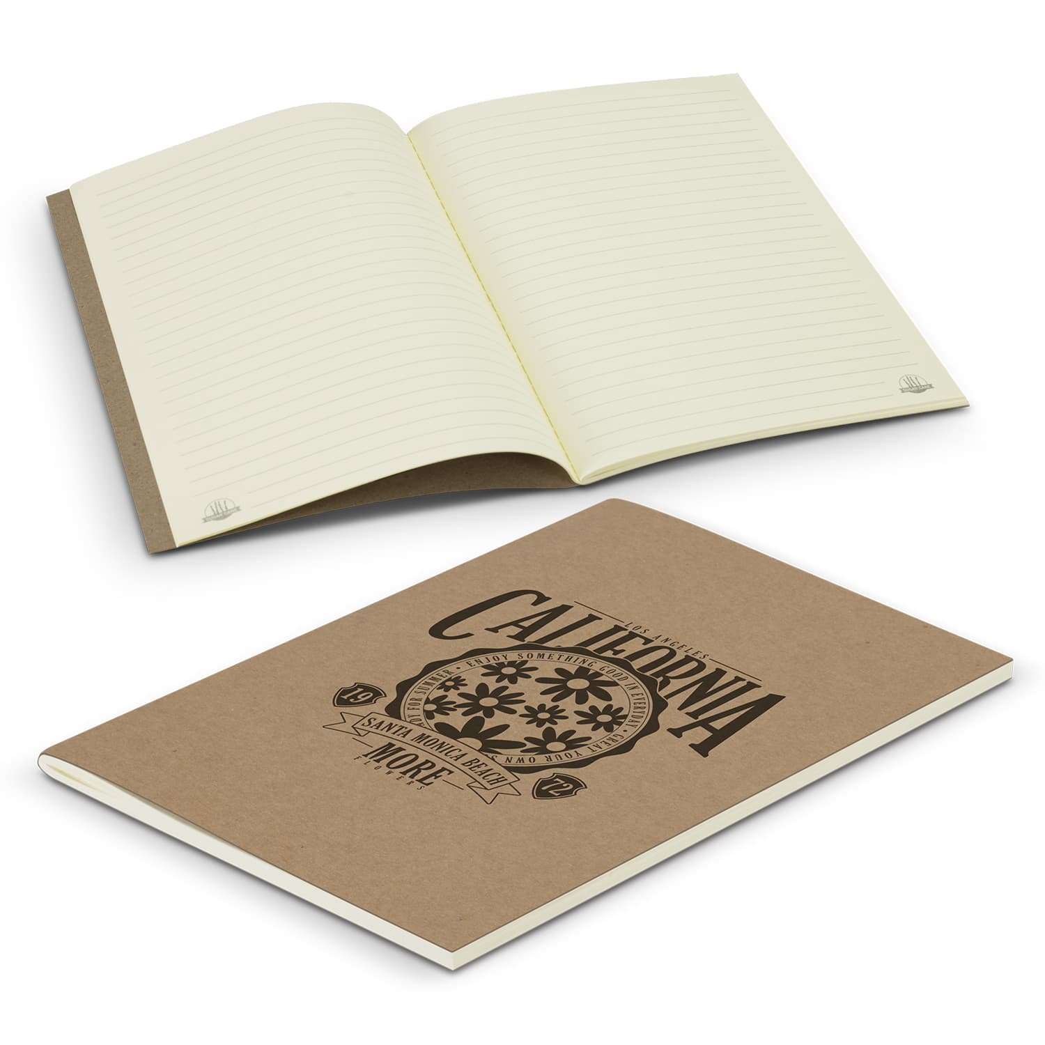 Sugarcane Paper Soft Cover Notebook-Active Image