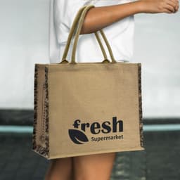 Modena Jute Tote Bag - image 2