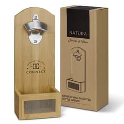 NATURA Bamboo Wall Mounted Bottle Opener - image 3