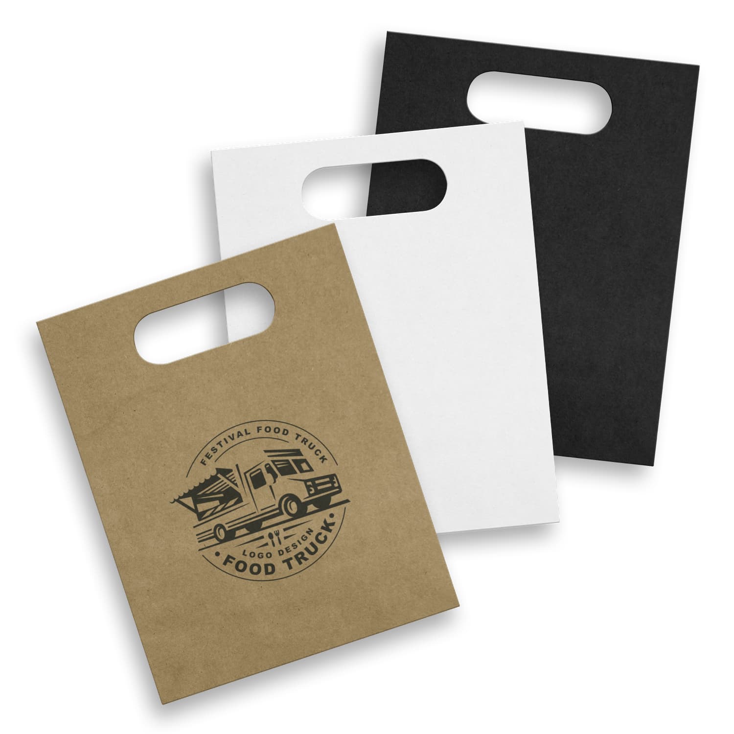 Medium Die Cut Paper Bag Portrait-Active Image
