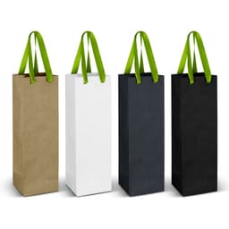Wine Ribbon Handle Paper Bag - image 2