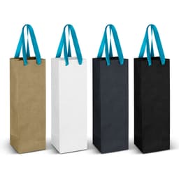 Wine Ribbon Handle Paper Bag - image 4