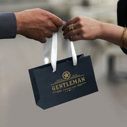 Small Ribbon Handle Paper Bag - image 14