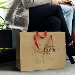 Extra Large Ribbon Handle Paper Bag - image 9