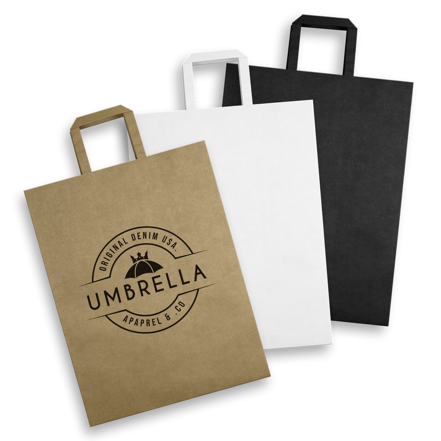 Extra Large Flat Handle Paper Bag Portrait-Active Image