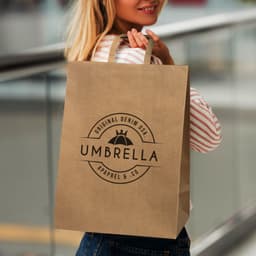 Extra Large Flat Handle Paper Bag Portrait - image 3