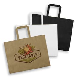 Large Flat Handle Paper Bag Landscape - image 4