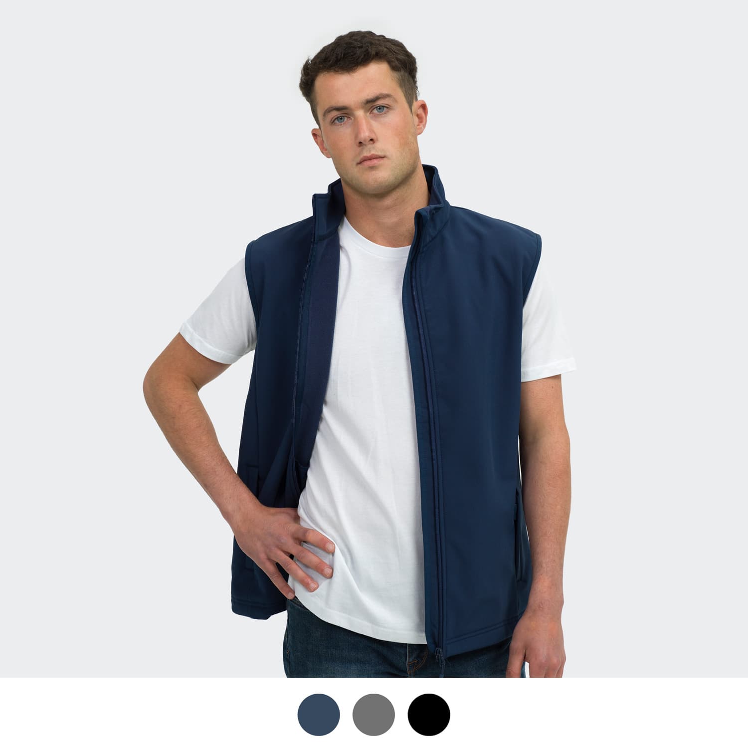 TRENDSWEAR Hudson Mens Vest-Active Image