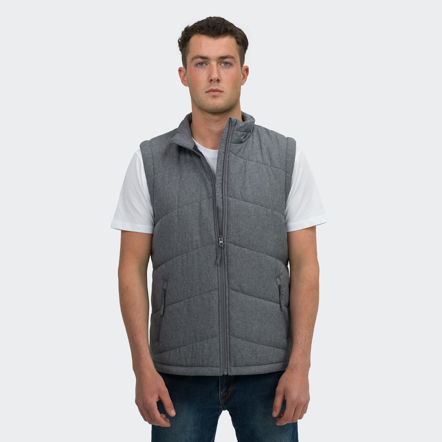 TRENDSWEAR Newport Mens Puffer Vest-Active Image