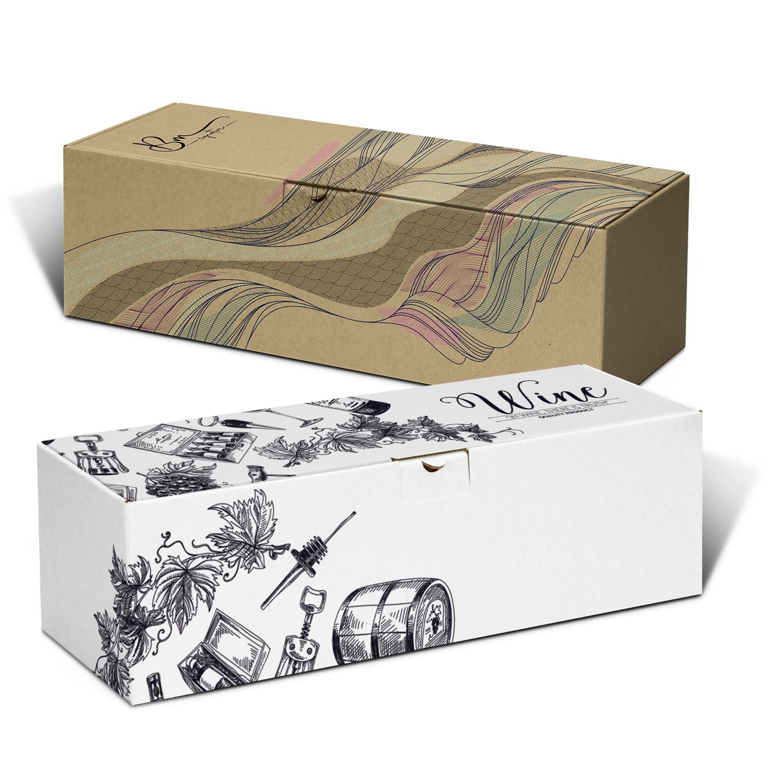 Die Cut Box with Locking Lid - 395x115x115mm-Active Image