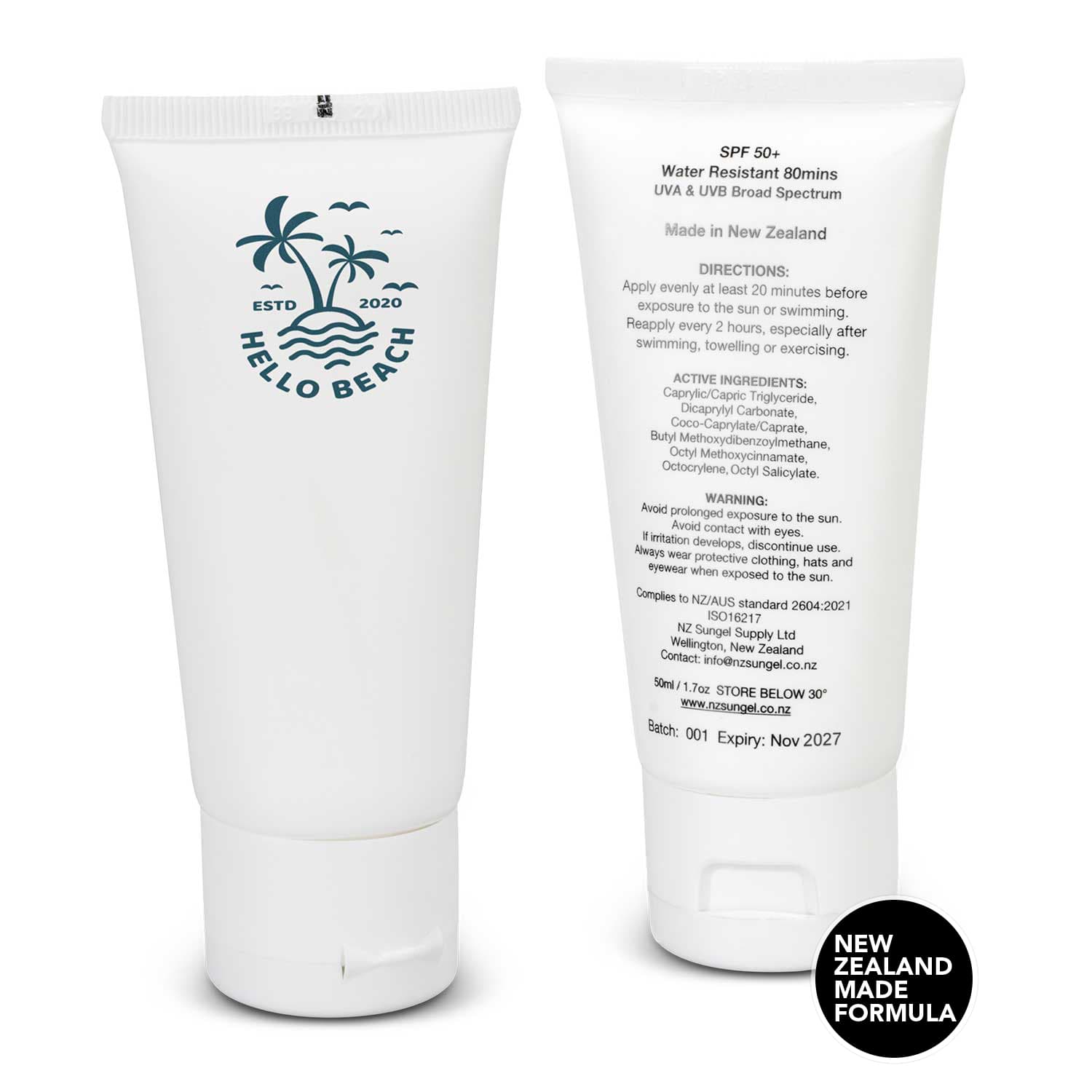 SPF 50+ Sun Gel 50ml Tube-Active Image