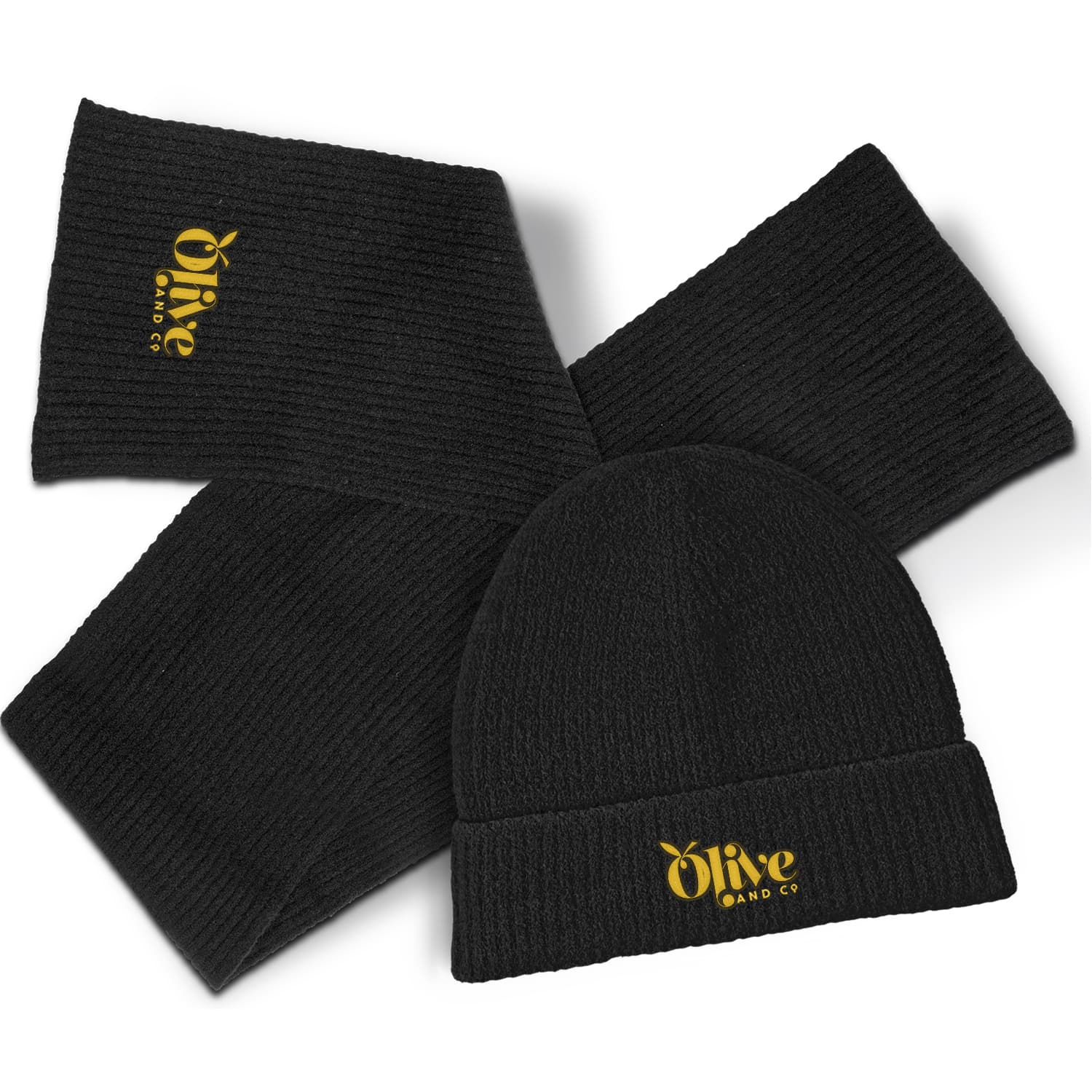 Avalanche Scarf and Beanie Set-Active Image