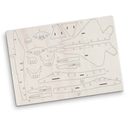 BRANDCRAFT Jet Fighter Wooden Model - image 1
