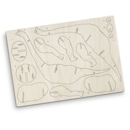 BRANDCRAFT Brachiosaurus Wooden Model - image 3