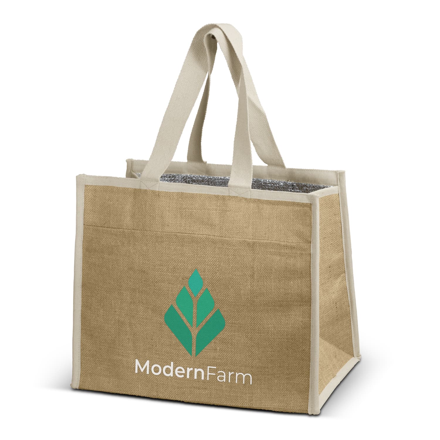 Lumi Jute Cooler Bag-Active Image