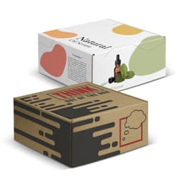 Die Cut Box with Locking Lid - 225x225x113mm - image 1