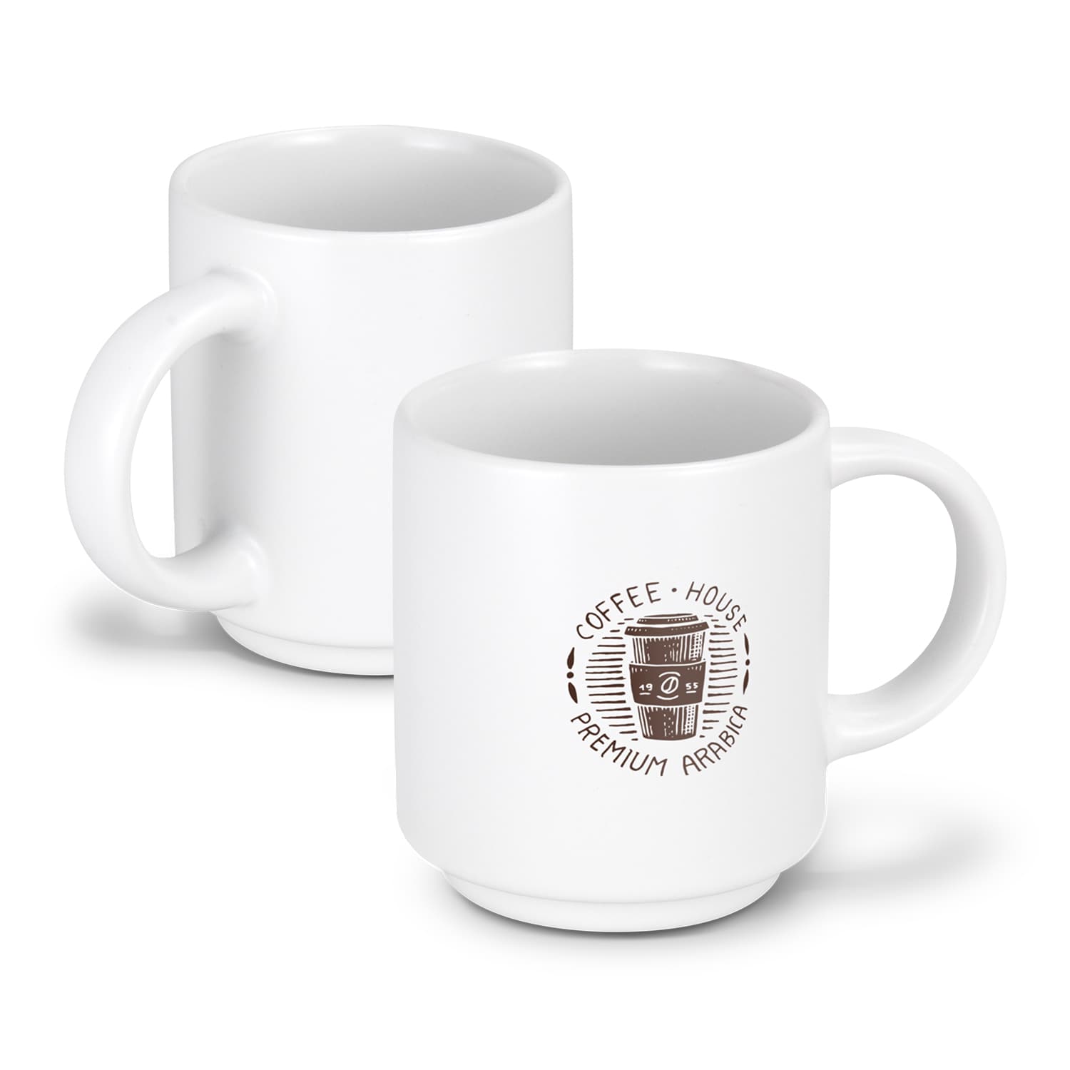 Espresso Stackable Coffee Mug-Active Image