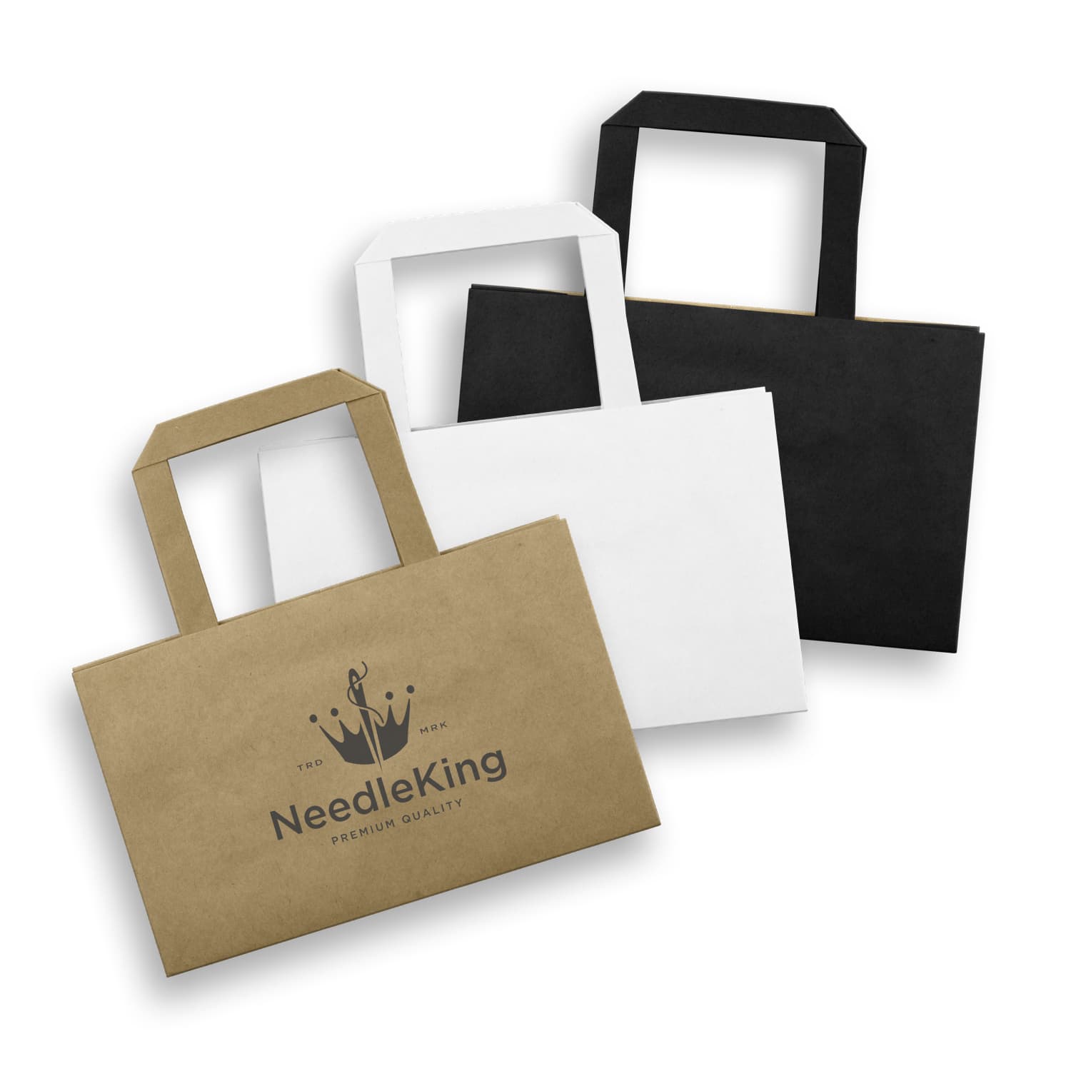 Small Flat Handle Paper Bag Landscape-Active Image